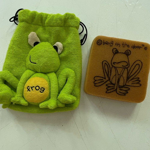 Vintage sponge pouch children's new, unused