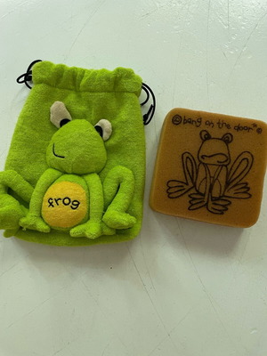 Vintage sponge pouch children's new, unused