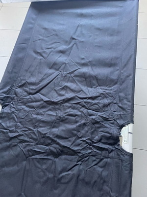 Folding camping bed like new, aluminum, lightweight