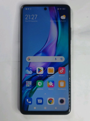 Xiaomi Mi Note 10T Lite 5G μεταχειρισμένο, 64GB, Android 12, dual SIM, μπλε