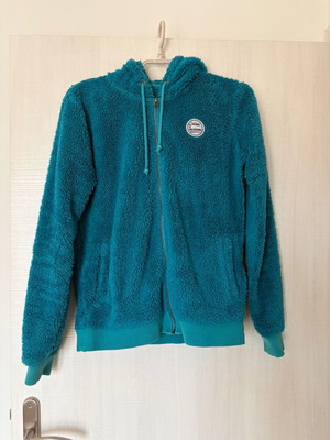 Roxy zipper hoodie women's medium turquoise like new