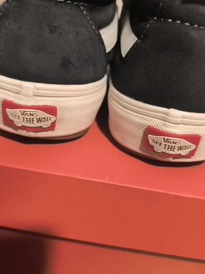 Vans Sk8-Hi sneakers used, denim and leopard print, size 37