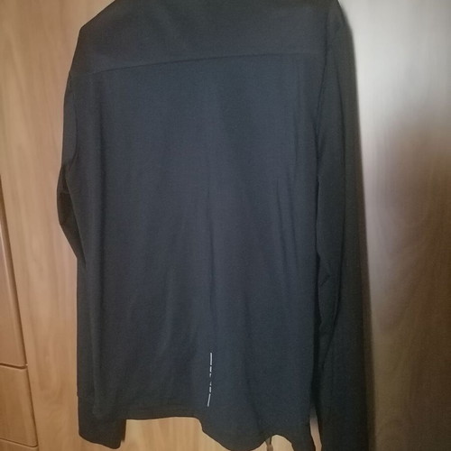 Men's black athletic jacket, size Small