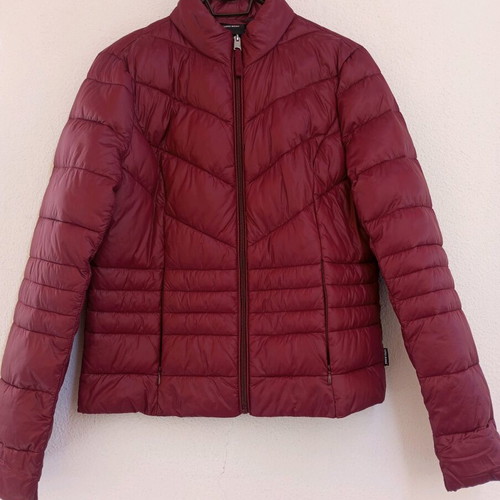 Vero Moda Short Puffer Jacket Burgundy New