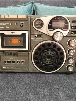 Toshiba Parabola RT-2800 portable radio cassette player used