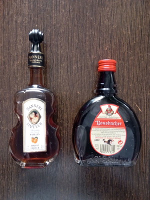 Traditional Austrian liqueurs new, 100ml Saltsburg Vienna set of 2