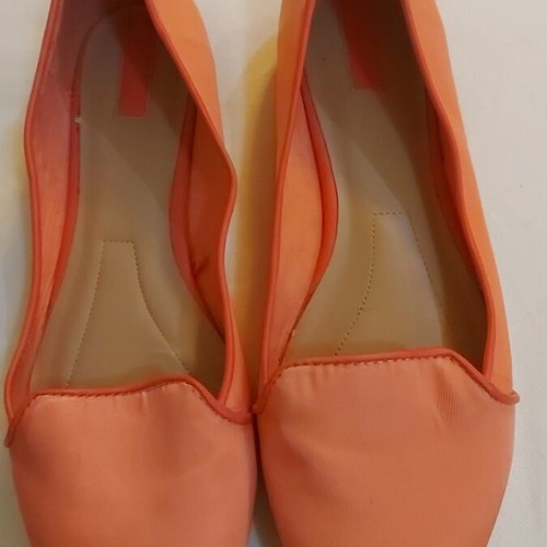 Fabric ballerina shoes used, size 40-40.5, pink