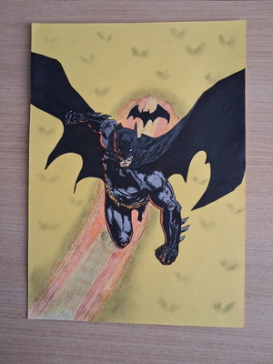 Κορνίζα Batman με χειροποίητη αφίσα DC Comics καινούργια