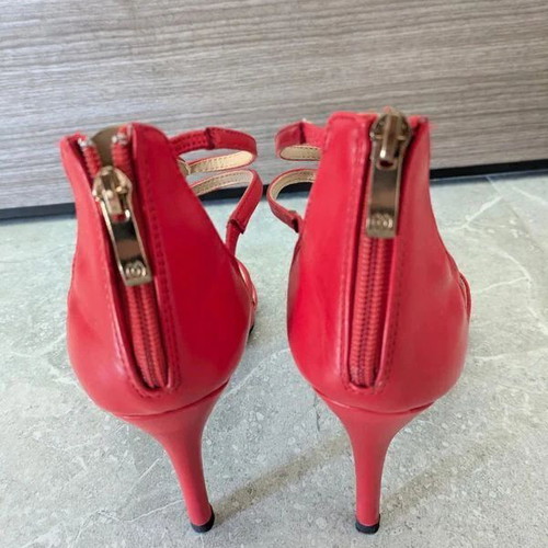 Migato red sandals like new, size 41, 10cm heel