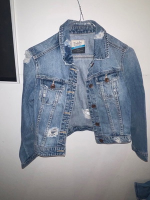 Zara jean μπουφάν s μεταχειρισμένο, άριστη κατάσταση, μπλε