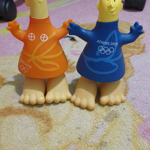 Phoebus and Athena collectible figures Athens 2004 Olympic Games like new