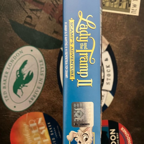 Disney Lady and the Tramp II VHS used with Greek subtitles