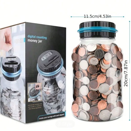 Coin bank and counter like new