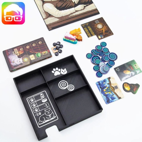 Unconscious Mind Board Game Organizer New with Nightmares Expansion