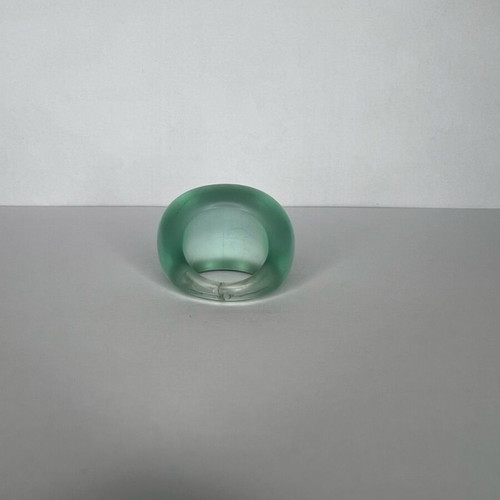 Matte ring used, turquoise, size 20mm with mark