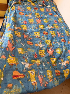 SpongeBob SquarePants vintage blanket used single bed