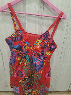 Desigual top like new, size L, colorful