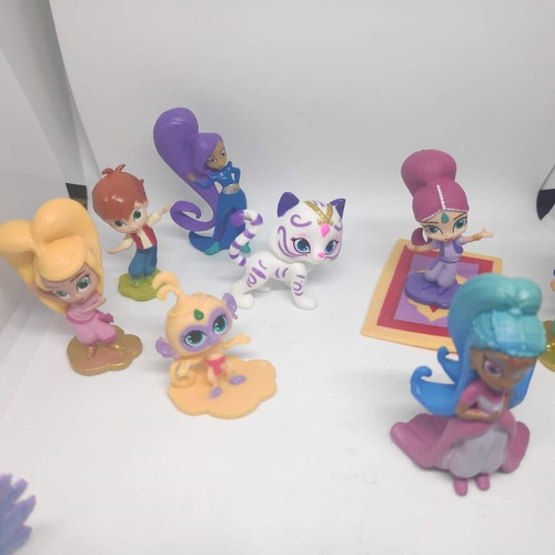 Shimmer and Shine figures set, like new, 12 characters
