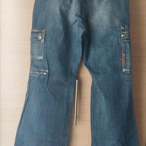Miss Denim women's denim cargo pants Y2K like new, size 28