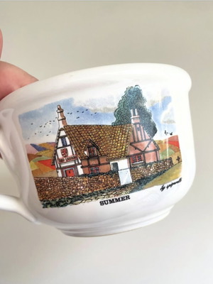 Ceramic large mug made in Italy like new