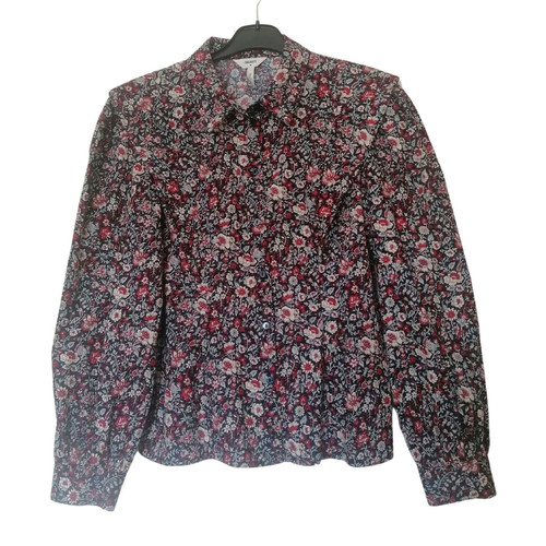 Object shirt like new, 100% organic cotton, floral design, size S