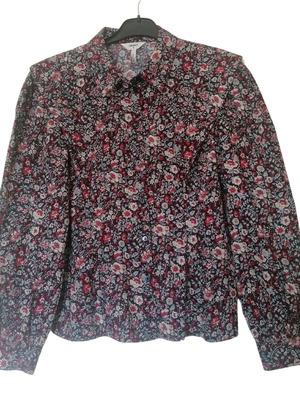 Object shirt like new, 100% organic cotton, floral design, size S