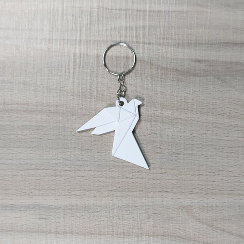 Dove keychain 3D printed new, white Hitman Providence