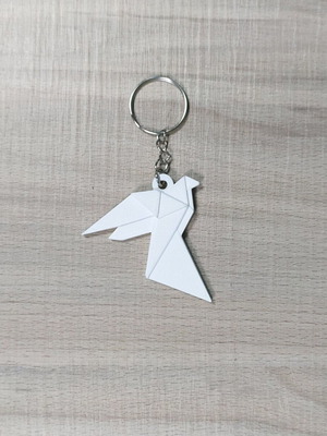 Dove keychain 3D printed new, white Hitman Providence