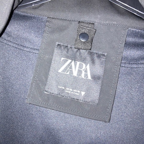 Zara women's 2-in-1 parka like new, black and beige, size XL