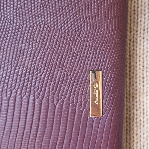 Aldo envelope bag new red and purple