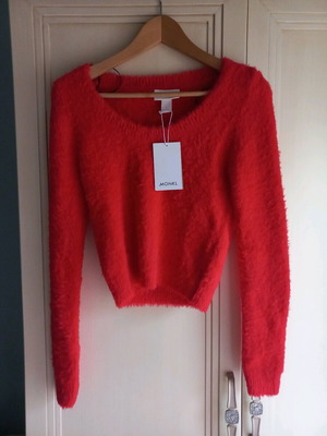 Monki Pullover New Red