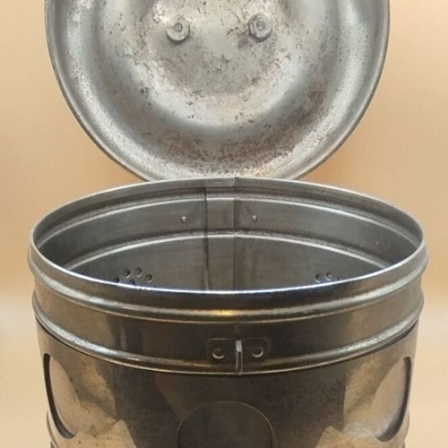 Vintage surgical instrument sterilizer used, metal