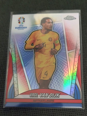 Topps Uefa Euro 2024 Virgil van dijk hero variation Ssp