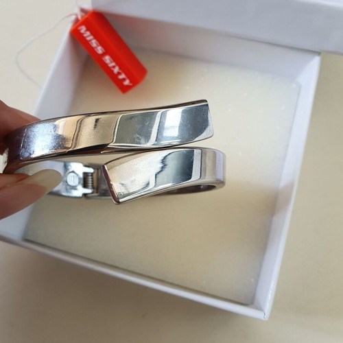 Miss Sixty Jewels bracelet with silver finish, like new, original box