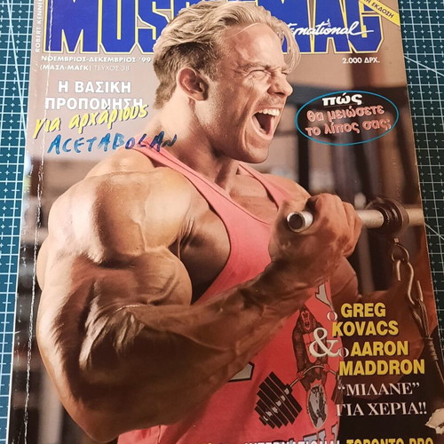 Musclemag International Magazine used, Issue No 38 Nov-Dec 1999
