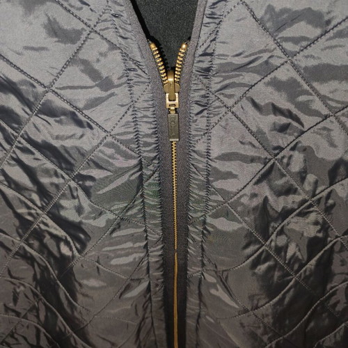 Barbour vest navy blue Large like new