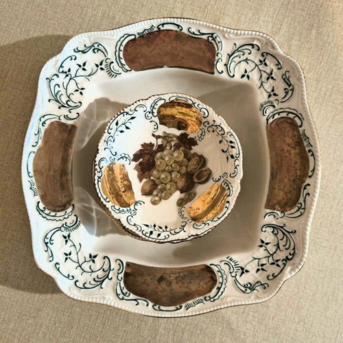 Rosenthal Sanssouci porcelain set 1+6 like new with gilded details