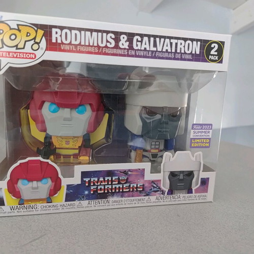 Funko Pop! Transformers Rodimus & Galvatron Limited Edition new