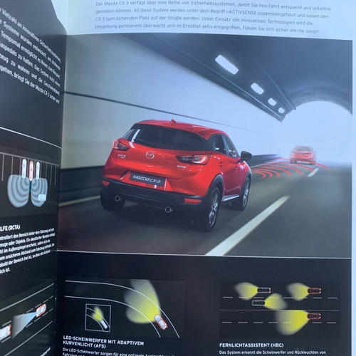 Mazda CX-3 brochure new, prospectus