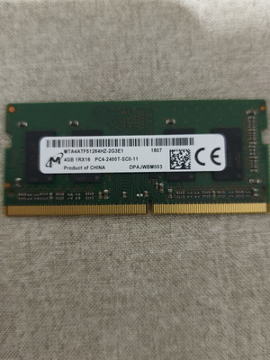 Μνήμη laptop 4giga DDR4 2400T μεταχειρισμένη