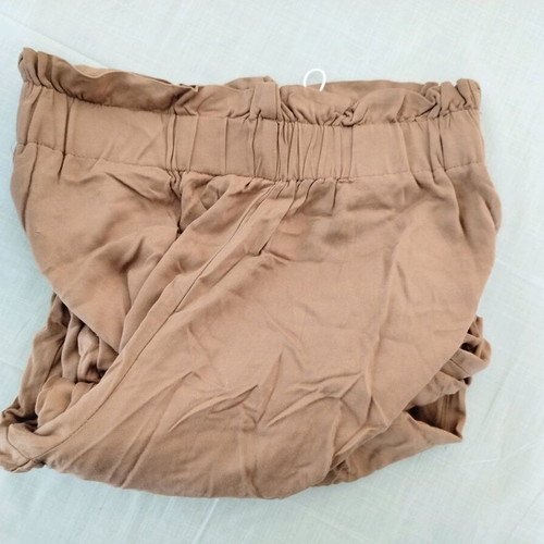 Only pants S size like new, light brown with elastic waist