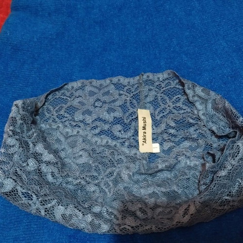 Artistic lace belt like new, blue