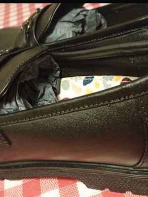Loafers Hush Puppies 36 new black leather shoes