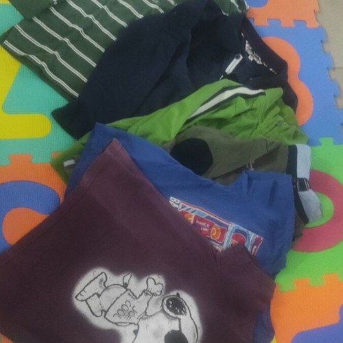 Children's t-shirts used, pack of 6, for ages 5-8