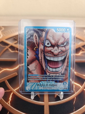 Rocks.D.Xebec лидер карта, алтернативно изкуство, One Piece Card Game