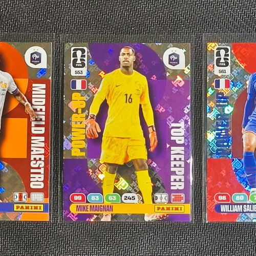 Panini Adrenalyn XL FIFA World Cup 2026 France Lot 3 Power-Up Cards