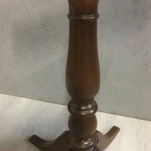 Wooden lectern used, English solid oak mid-20th century