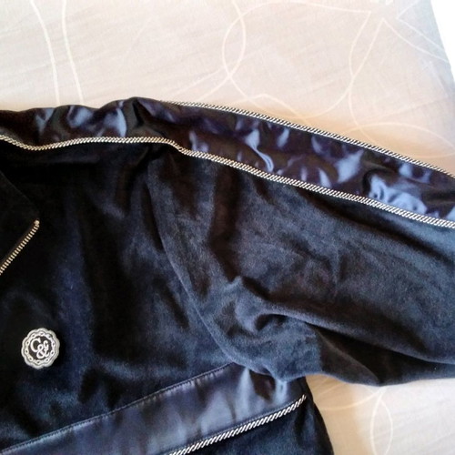 Crooks & Castles velvet sweatshirt new, black, size XL