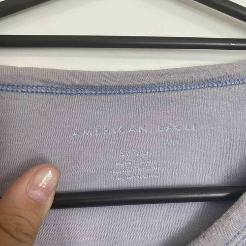 American Eagle blouse used, size S, blue-turquoise