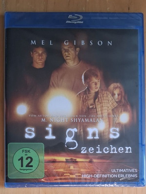 Signs Blu-ray movie with Greek subtitles